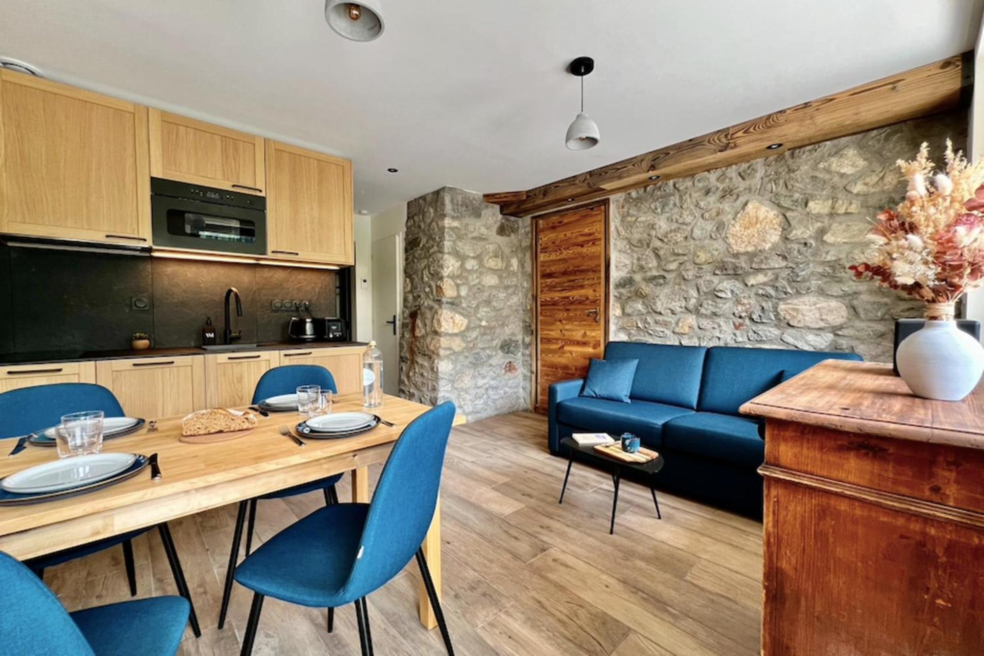 Appartement T2 With View At The Foot Of The Slopes à Le Monêtier-les-Bains Extérieur photo