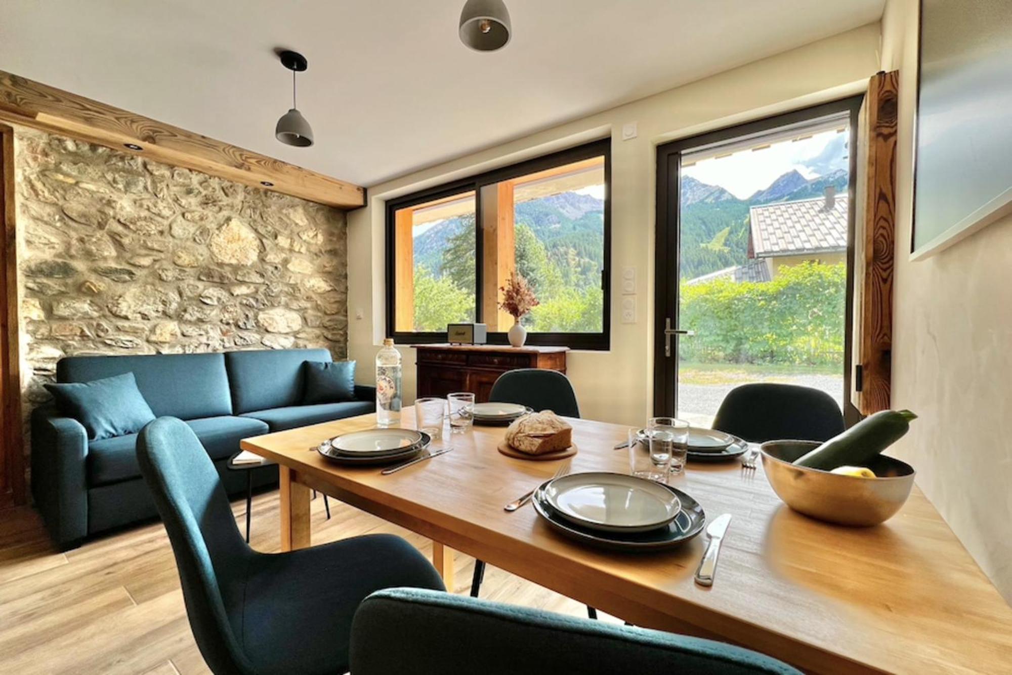 Appartement T2 With View At The Foot Of The Slopes à Le Monêtier-les-Bains Extérieur photo